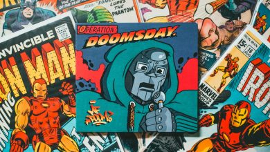 a bunch of comic books laying on top of each other
